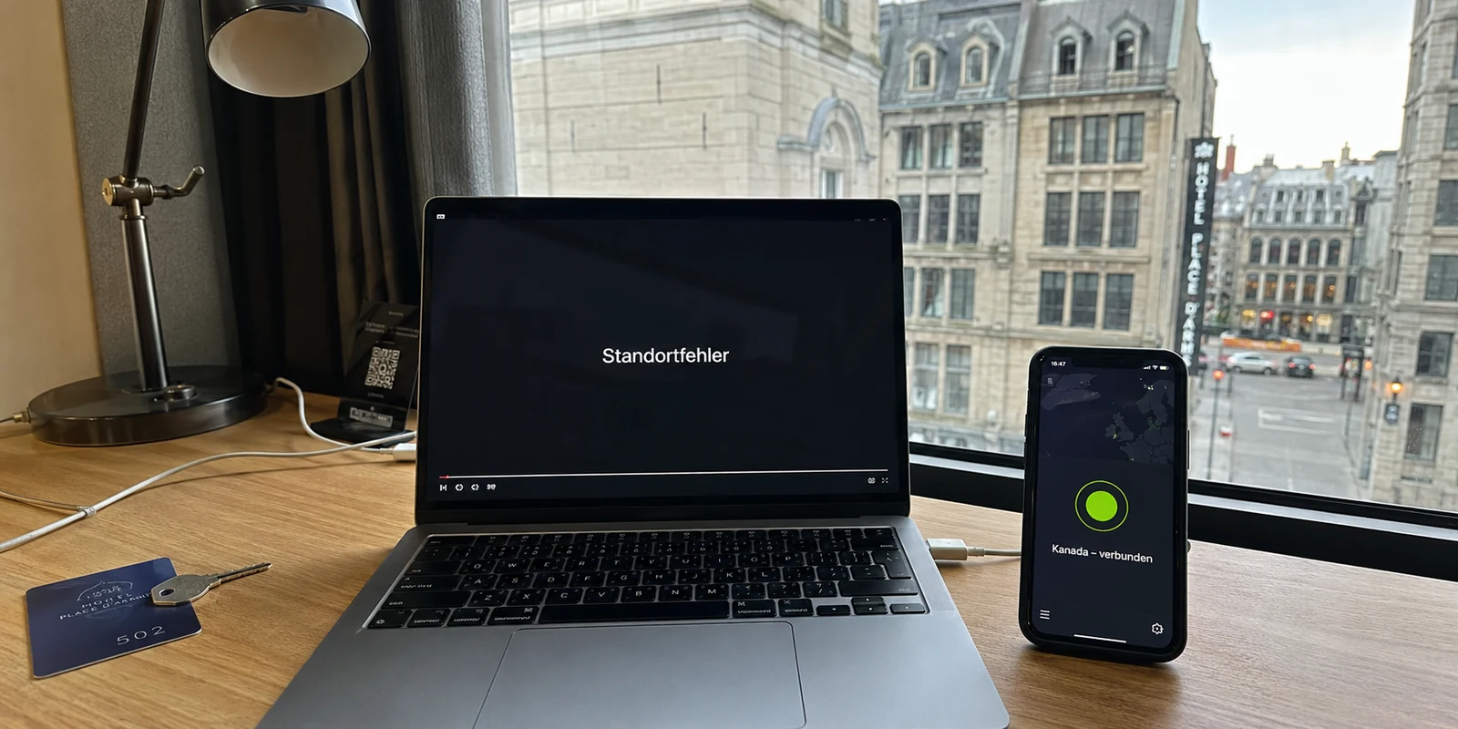 Standortfehler beim Sportstream in einem Hotel in Montréal trotz kanadischer VPN-Verbindung