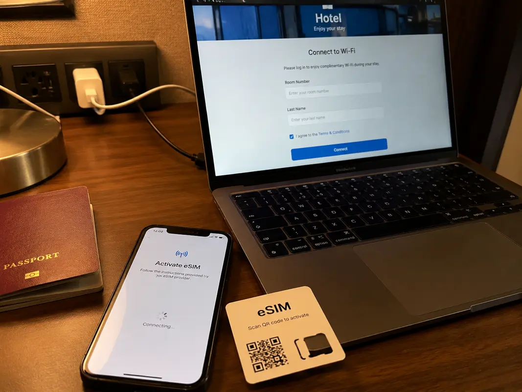An eSIM connection and a hotel network can produce two very different travel experiences.