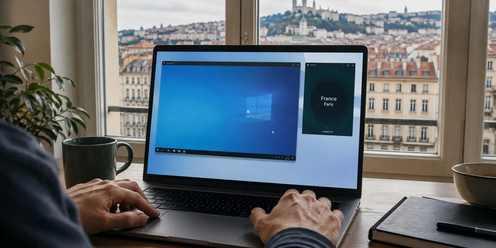 Session distante lente malgré un serveur annoncé à Paris