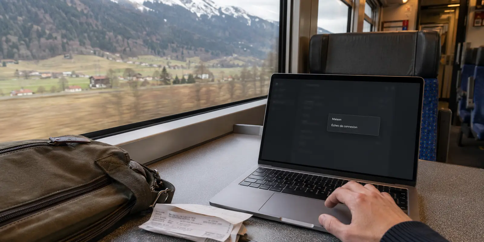 Dans un train, l’ancien profil VPN Maison échoue après le remplacement du routeur