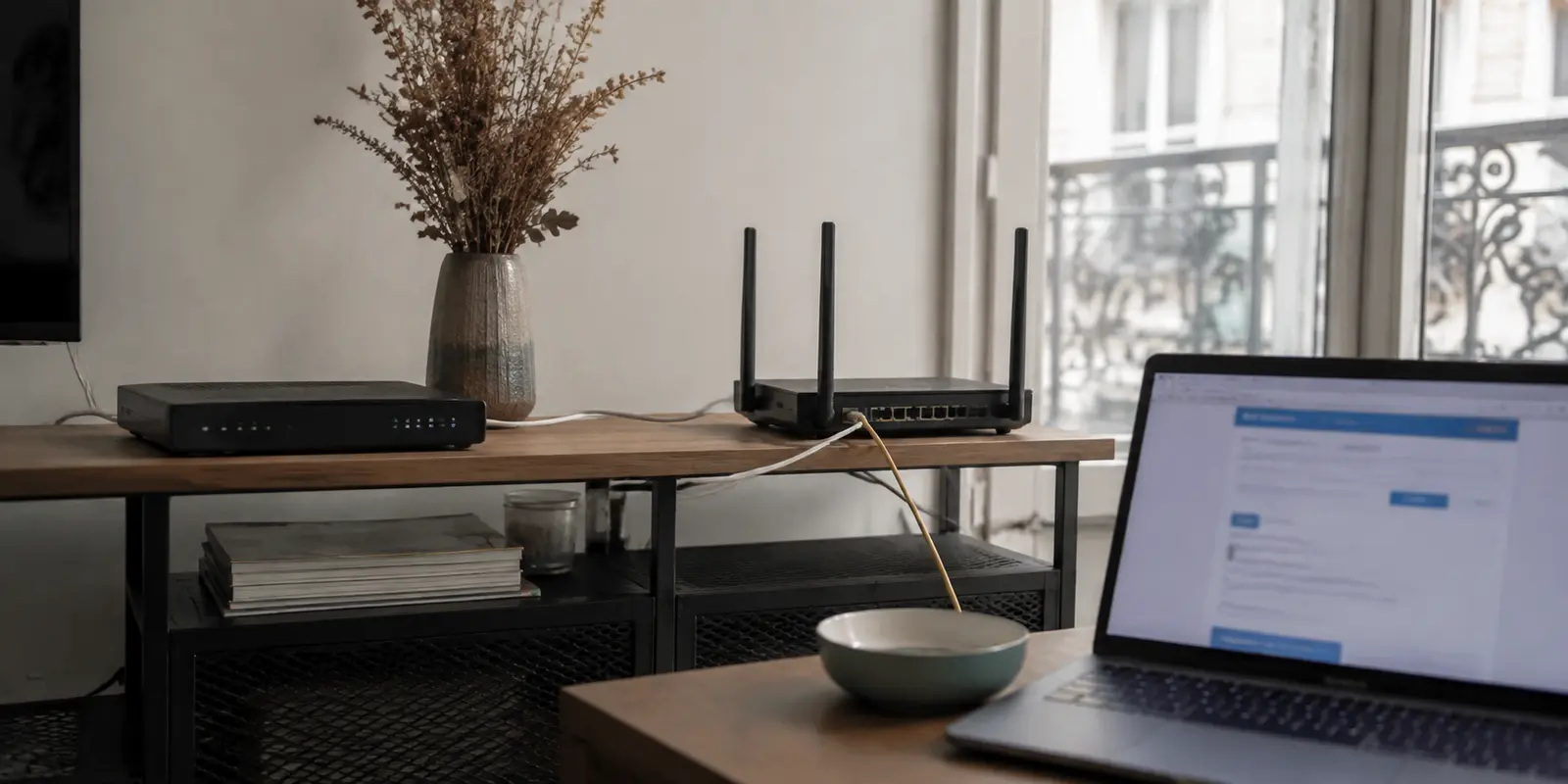 Le chemin physique entre la Livebox et le second routeur