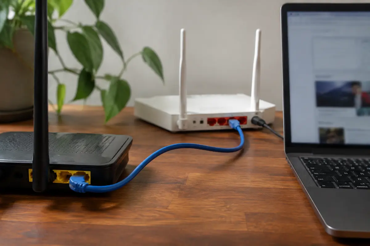Le chemin physique entre la Livebox et le second routeur
