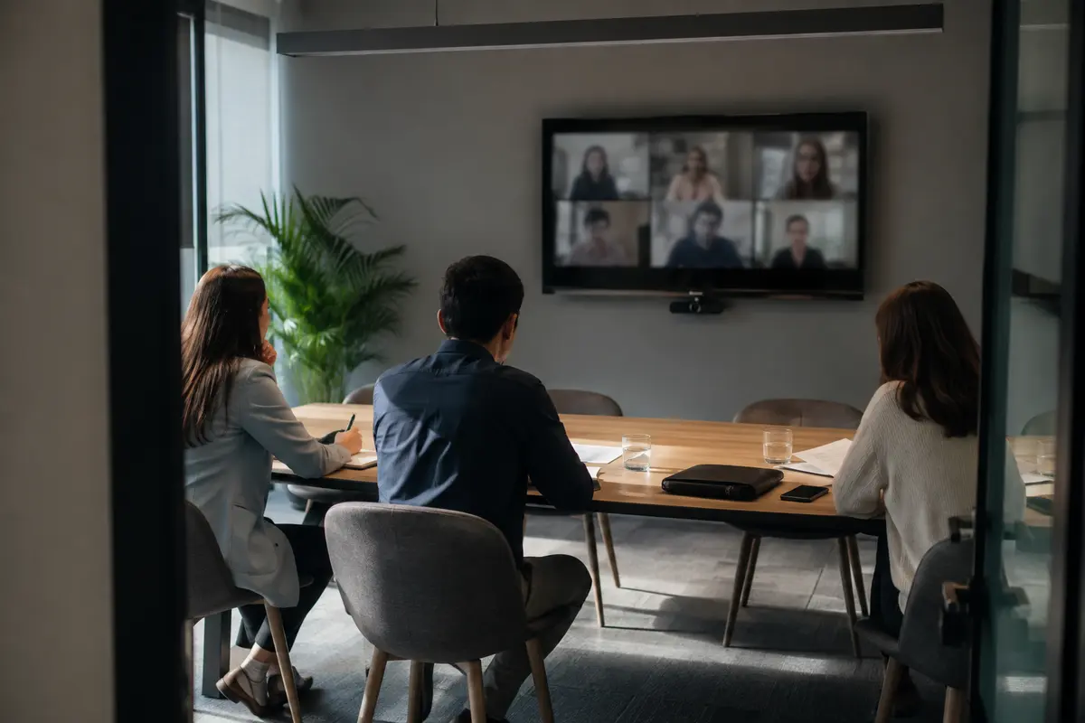 Una reunión de trabajo avanza con normalidad sin que nadie tenga que revisar la conexión VPN