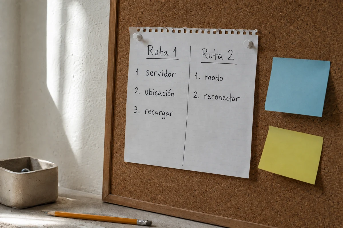 Dos rutas de recuperación quedan anotadas con tres pasos frente a dos