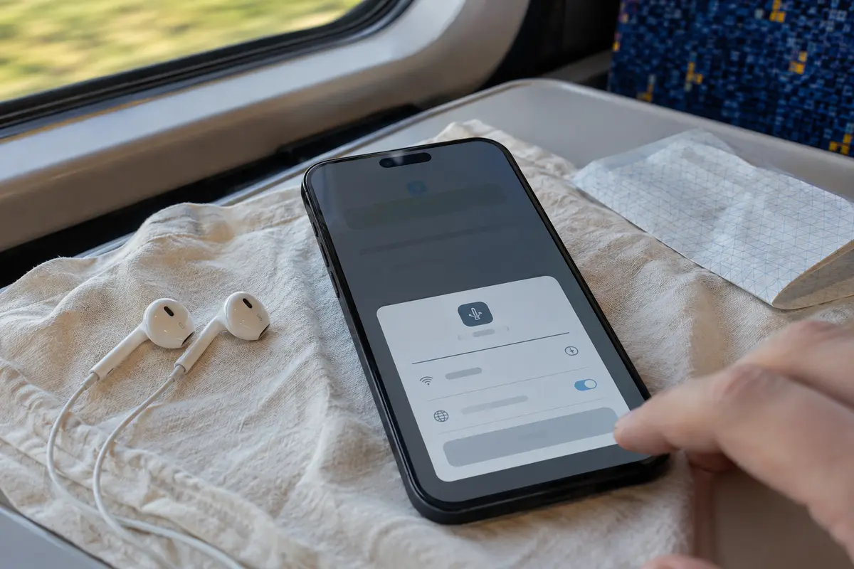 L’autorisation système d’un VPN sur un téléphone pendant un trajet