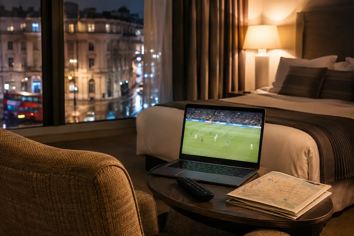 Un direct sportif belge fonctionne enfin sur un ordinateur dans une chambre d’hôtel à Londres