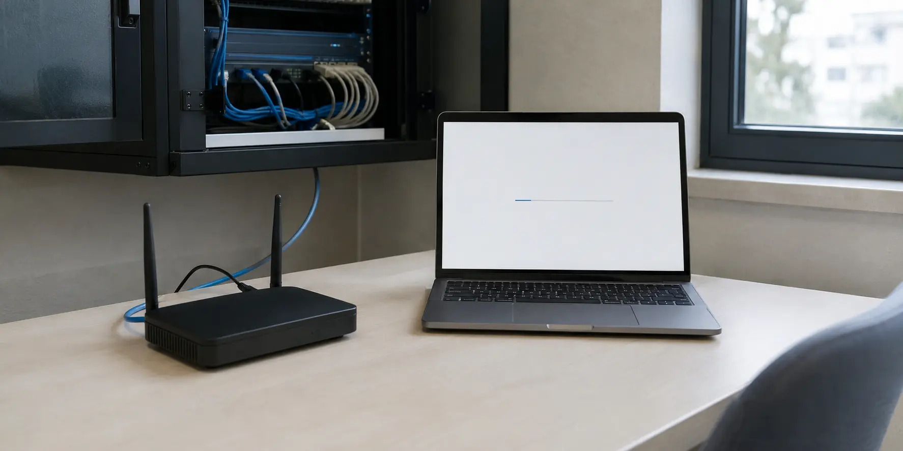 Dokumentarische Aufnahme passend zur beschriebenen VPN-Situation