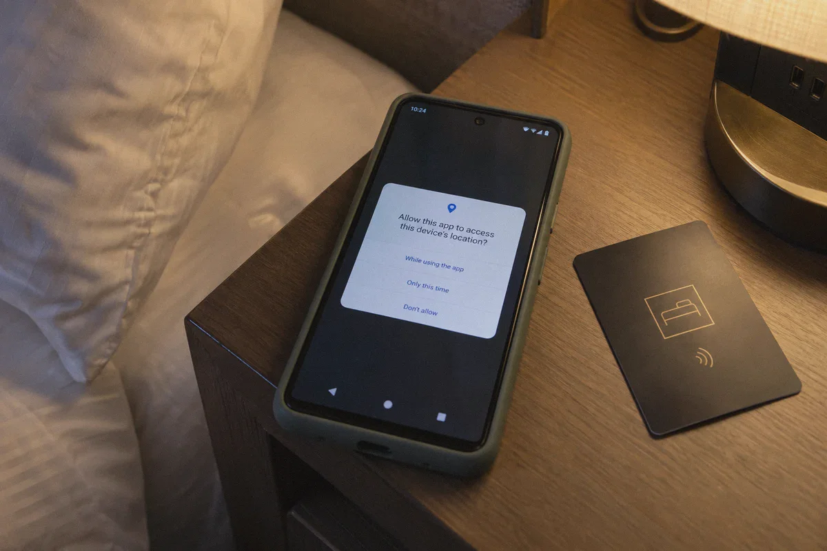 A phone can report location through more than its internet connection.