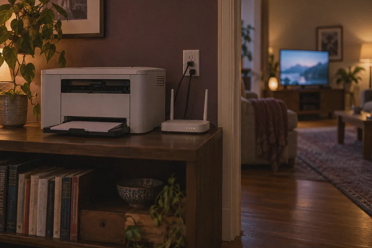 A router-level change can affect devices throughout the home.