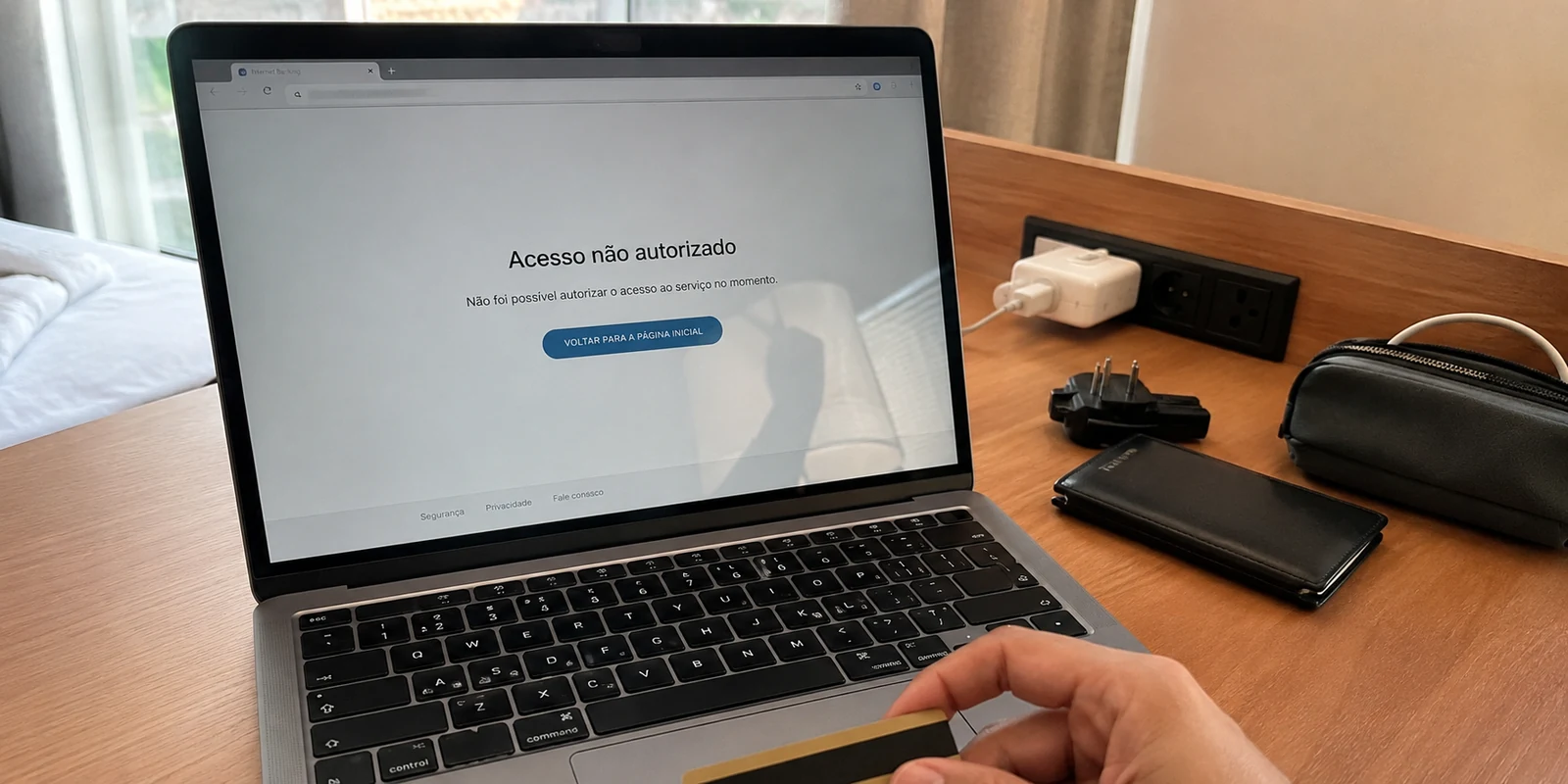 Internet banking recusa o acesso enquanto o usuário avalia comprar um IP dedicado