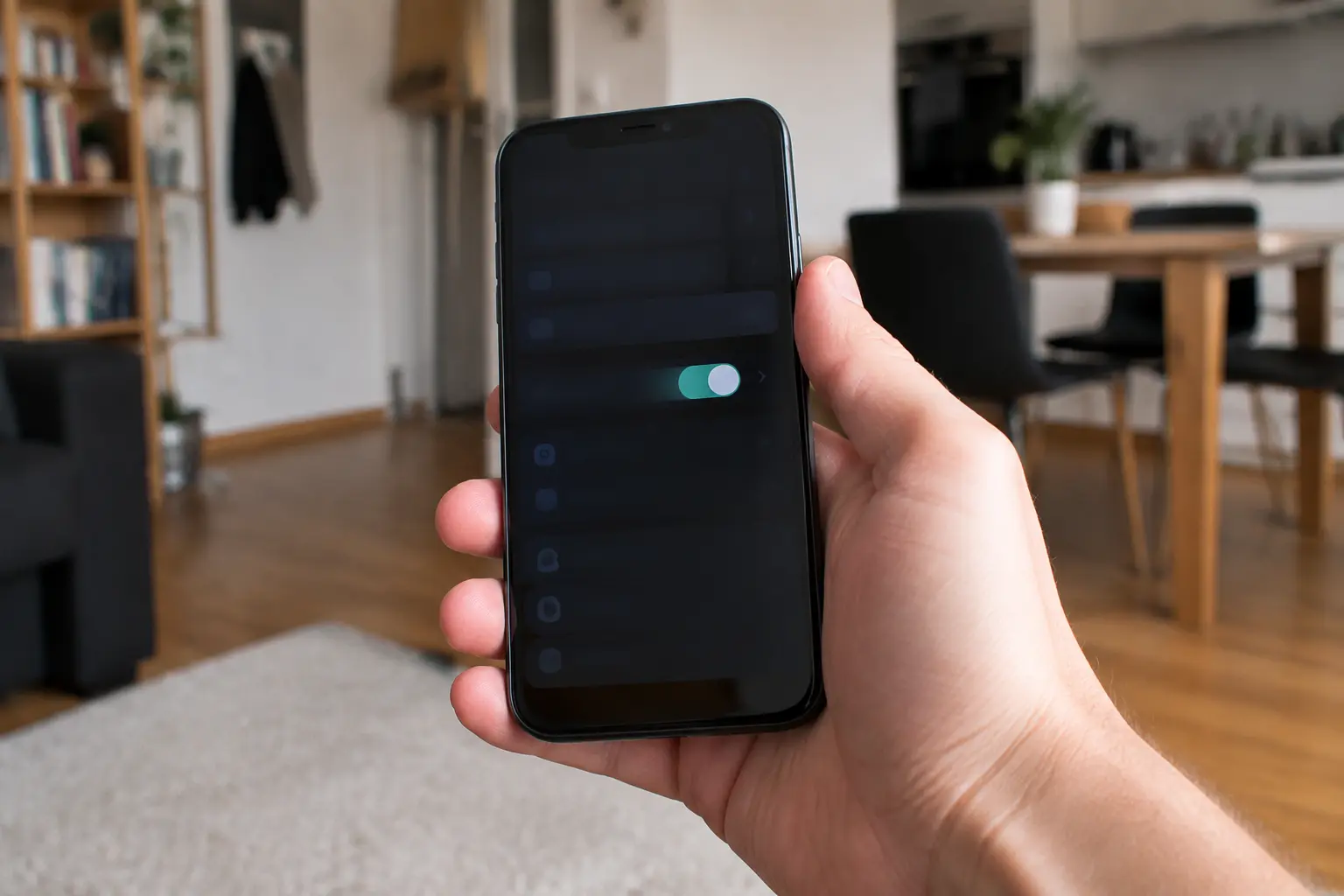Un seul bouton dans l’application peut changer toute la connexion