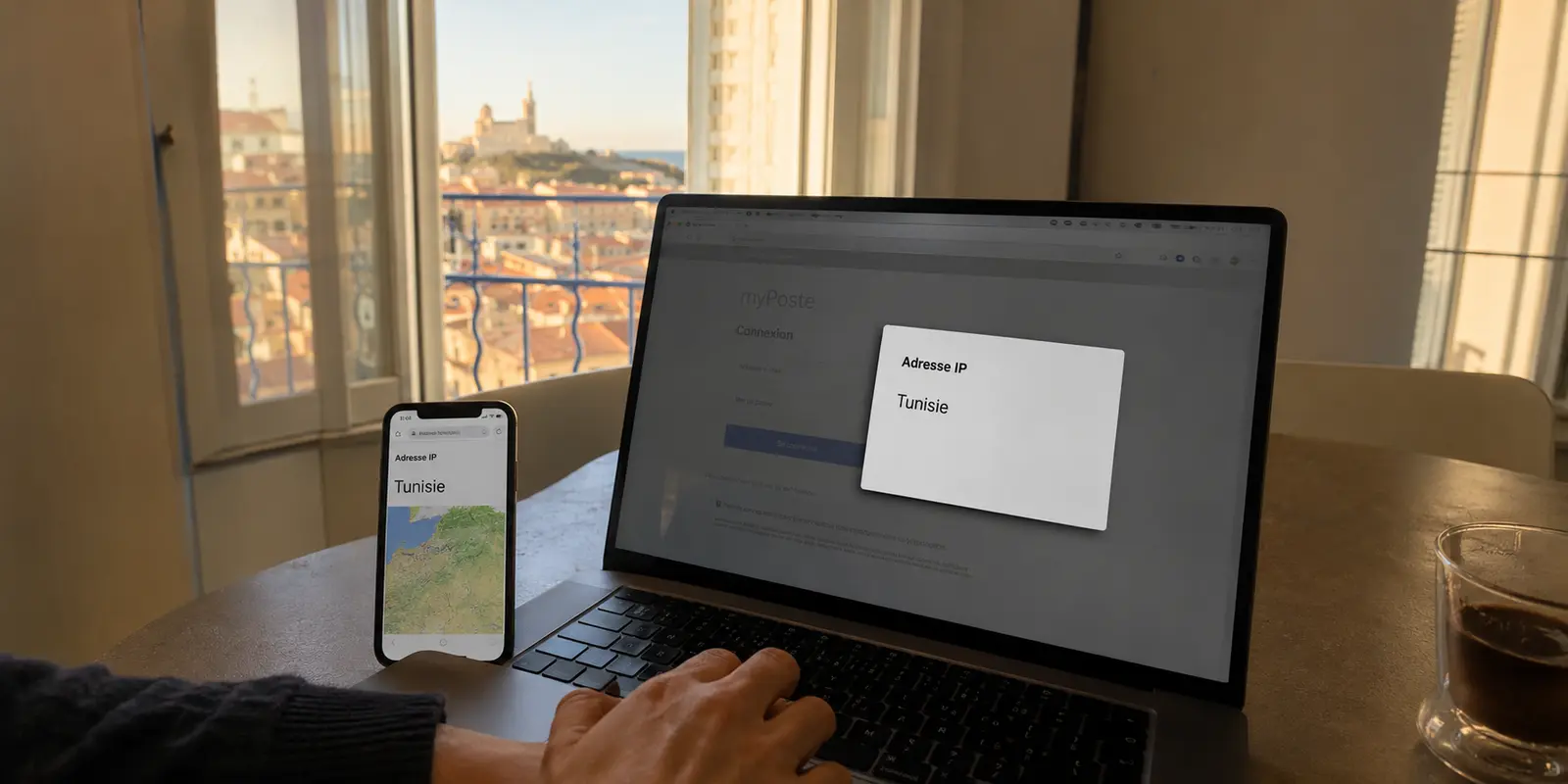 Une vérification d’adresse IP tunisienne avant d’ouvrir un compte postal