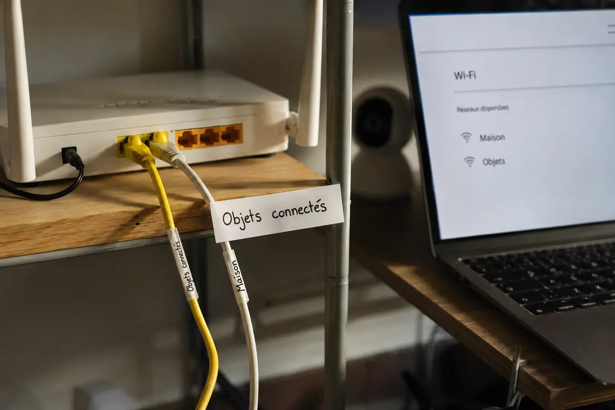 Un routeur sépare le réseau principal du réseau réservé aux objets connectés