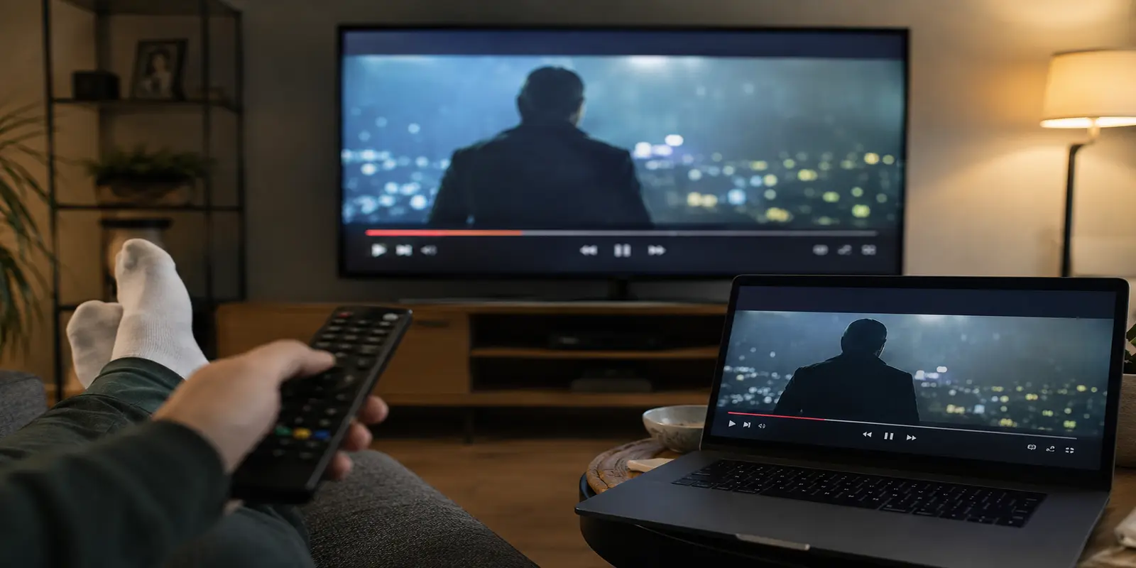 Le bouton Lecture est le point de contrôle concret quand on regarde Fizz TV depuis l’étranger.