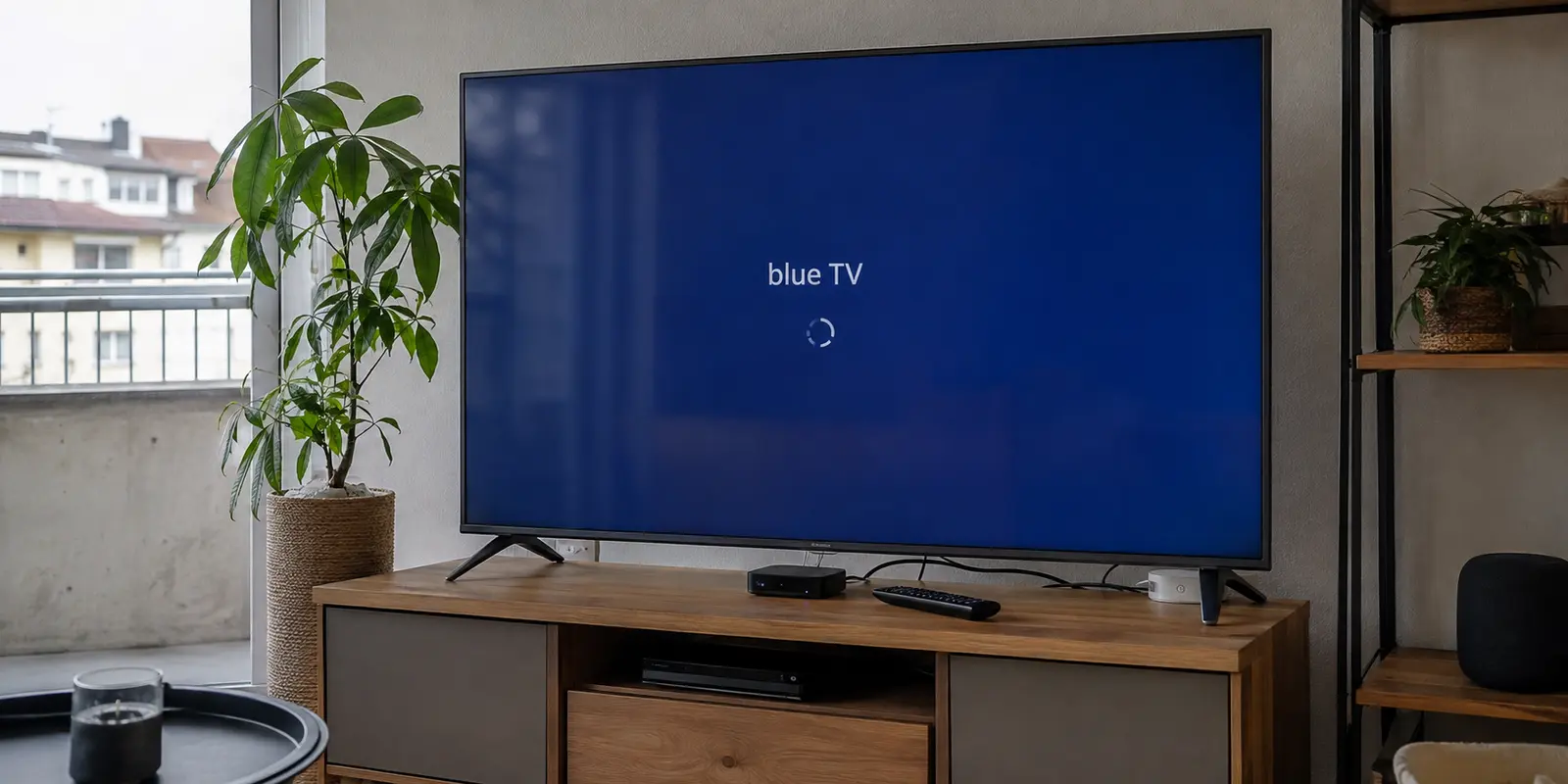 blue TV reste bloqué sur son écran de chargement après le démarrage de la TV-Box