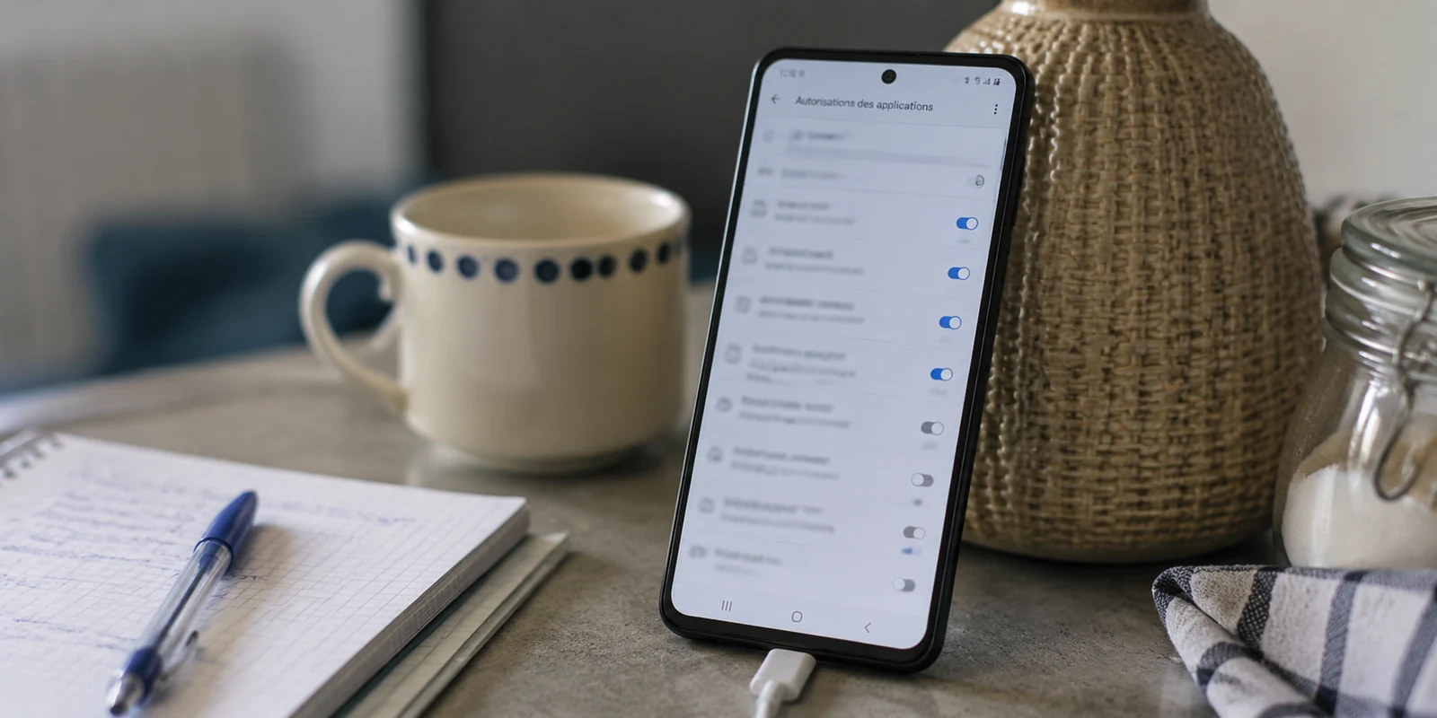 Autorisations demandées sur Android
