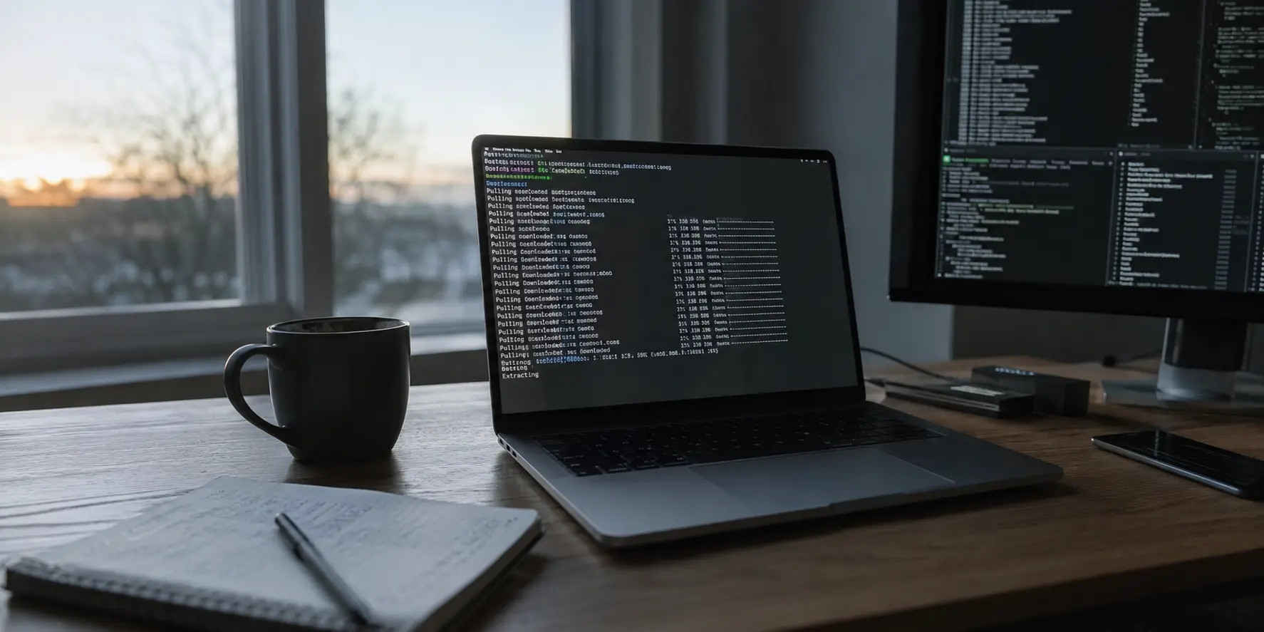 Téléchargement d’image de conteneur bloqué dans un terminal