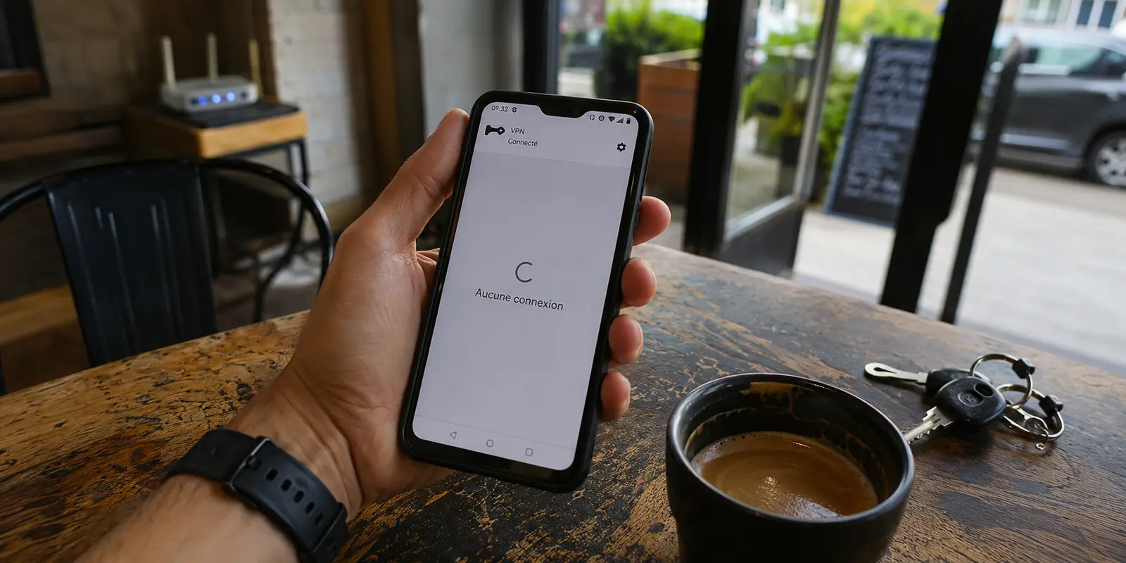 Un téléphone affiche VPN connecté alors que l’application n’a plus Internet