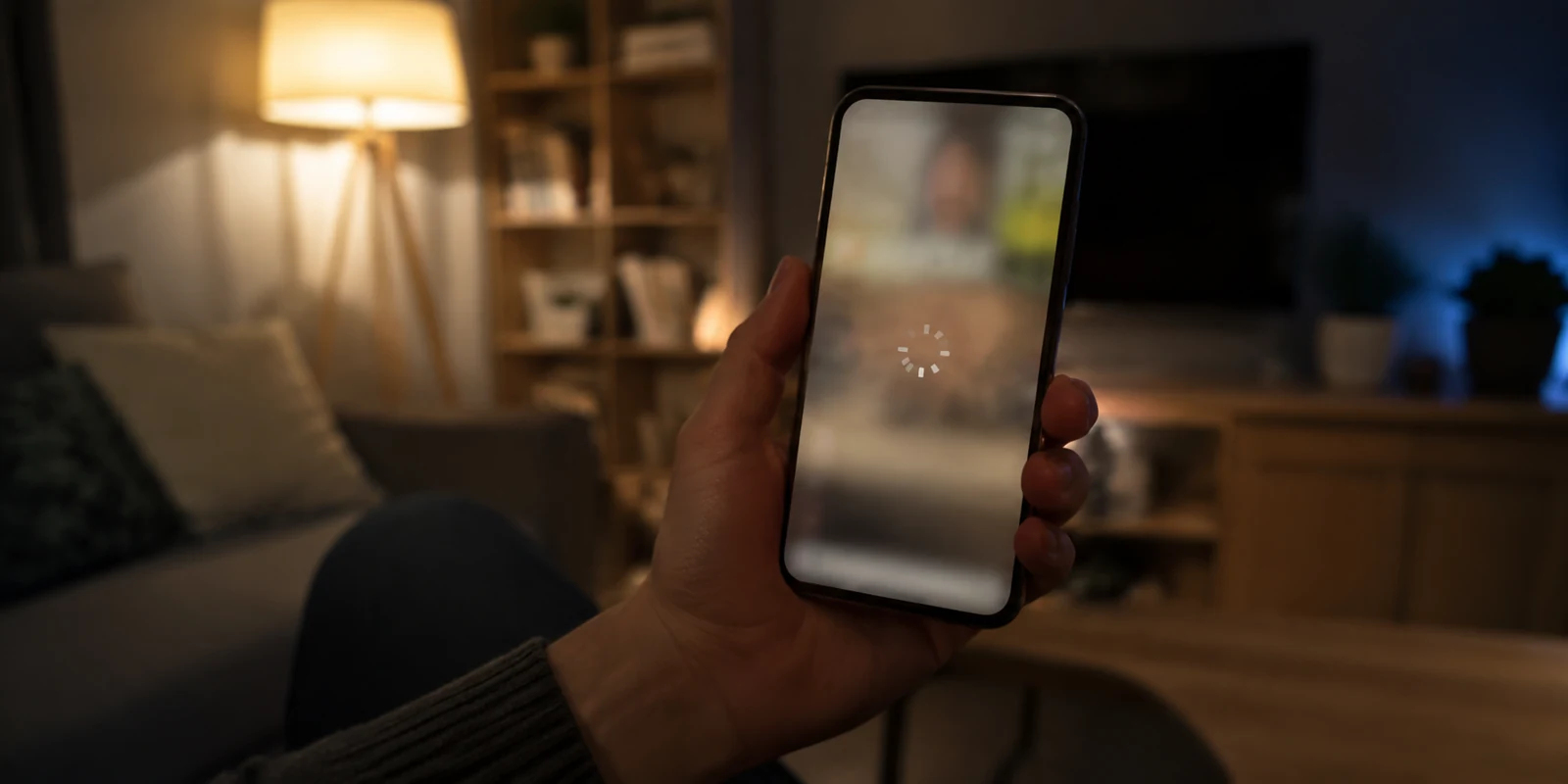 Une vidéo TikTok qui bufferise malgré une connexion active