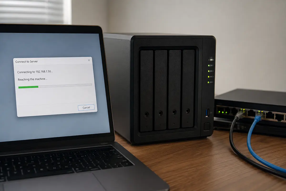 Un NAS répond au ping mais le partage de fichiers reste inaccessible
