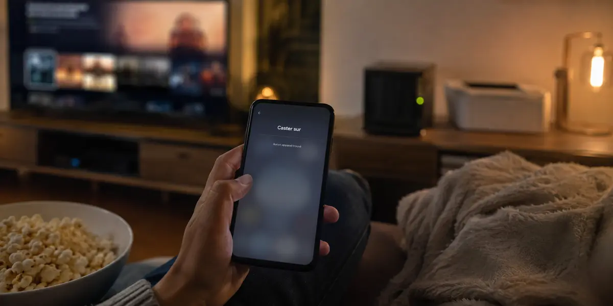 Quand la découverte locale revient, le téléviseur, le NAS et l’imprimante retrouvent leur place.