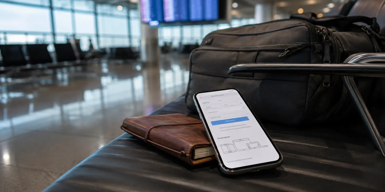 Cadastro de uma VPN para vários dispositivos durante uma espera no aeroporto
