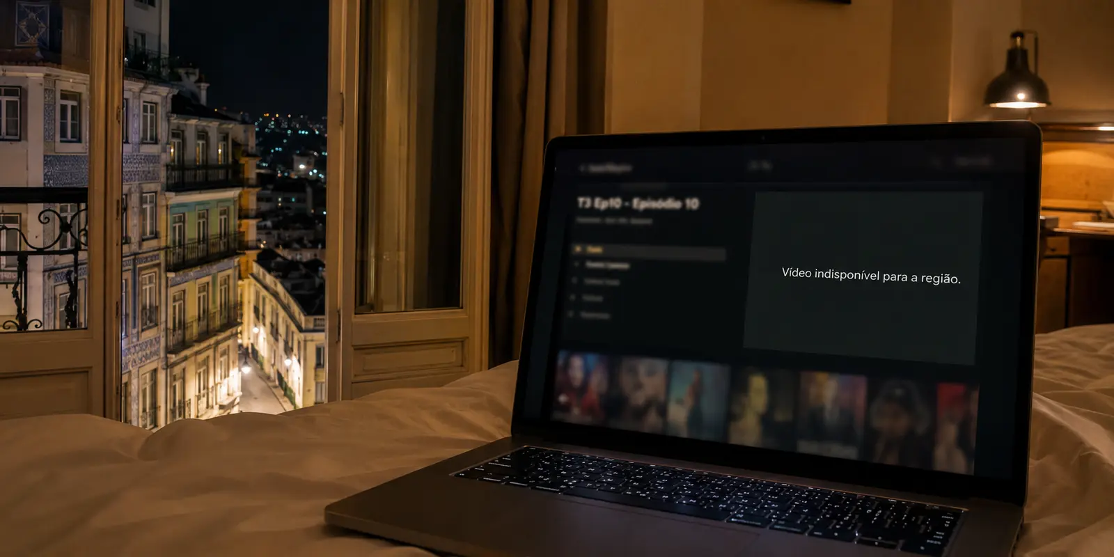 Melhor VPN para Globoplay: no hotel em Lisboa, o que importou foi chegar ao play sem trocar de servidor a noite inteira