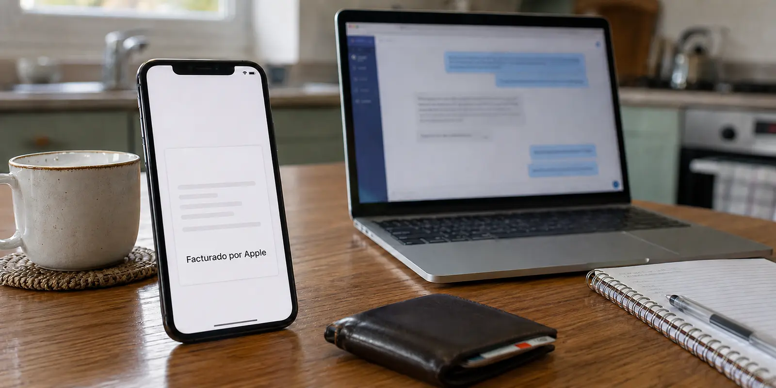Un recibo del teléfono muestra que Apple facturó la suscripción mientras el soporte de la VPN no puede devolverla