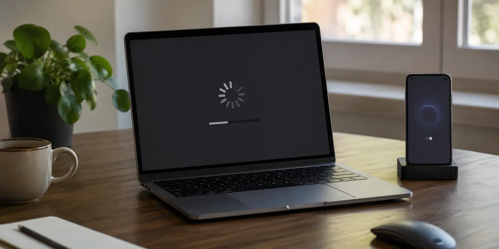 Un Mac muestra que la VPN sigue intentando conectarse después de una actualización.
