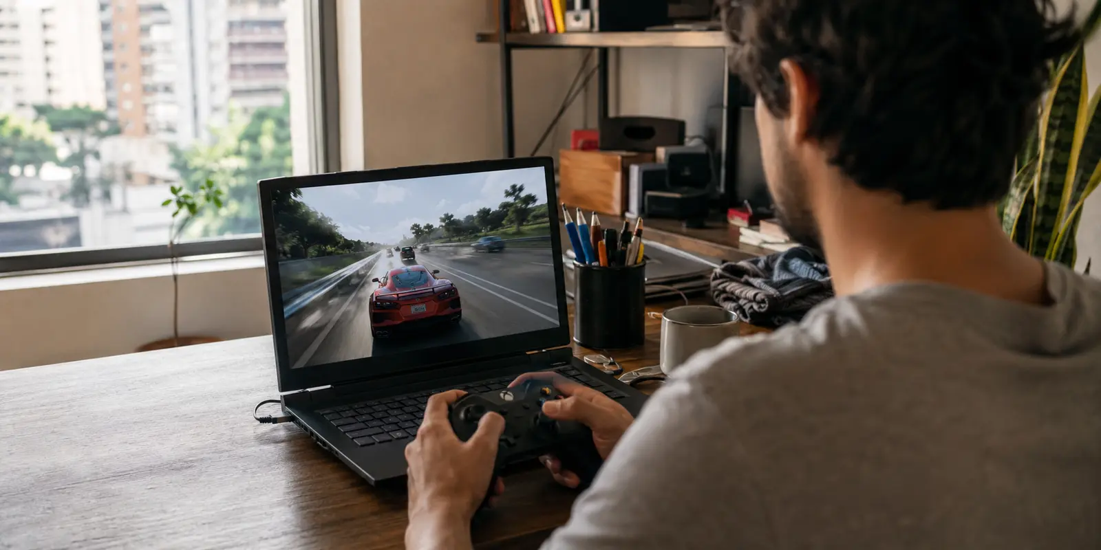 Cena realista relacionada a: Qual VPN reduz o ping no Xbox Cloud Gaming a partir do Brasil? O menor número não foi o que deixou o jogo mais rápido