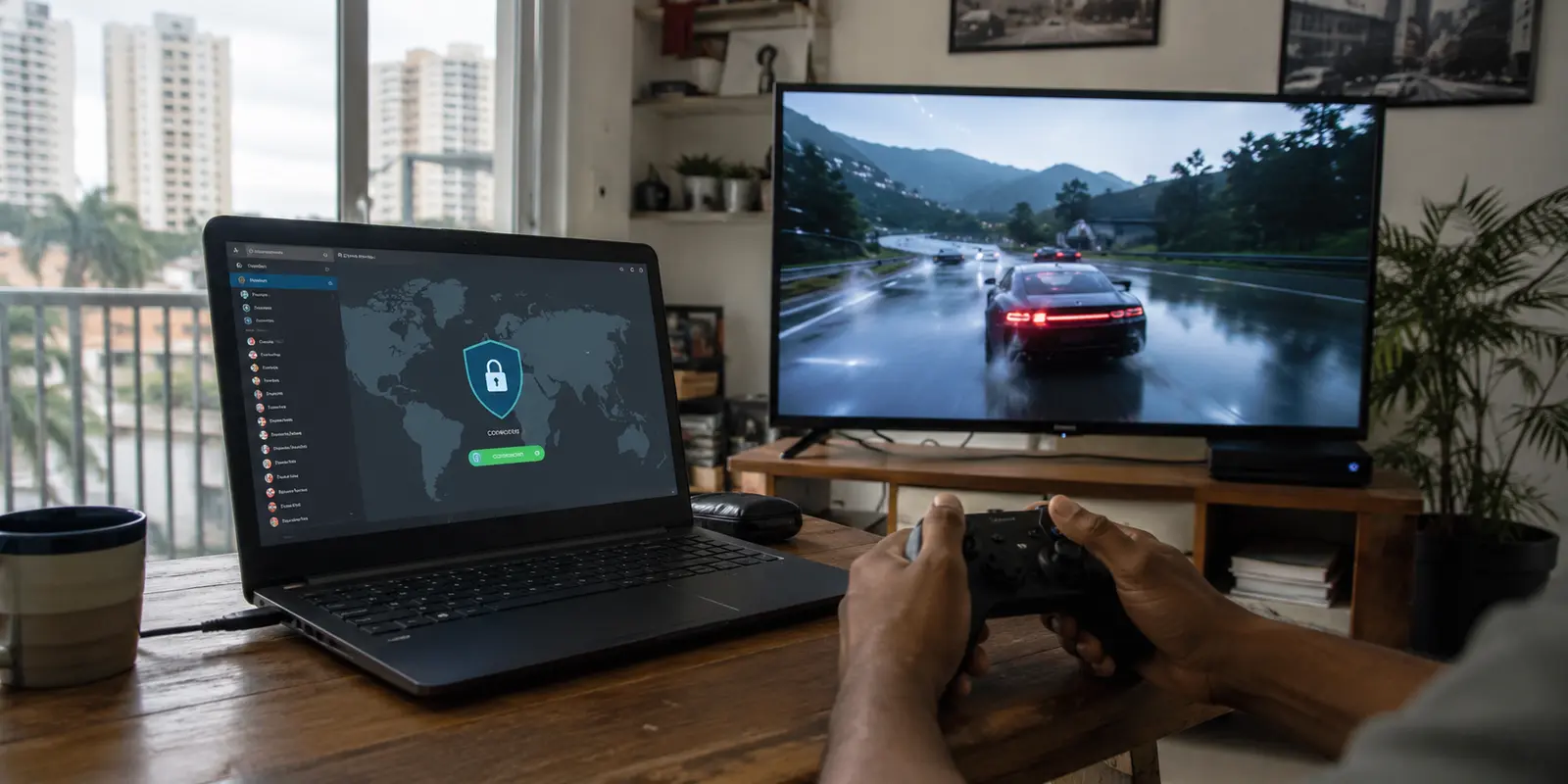 Cena realista relacionada a: Qual VPN responde rápido quando um servidor brasileiro para de funcionar? A melhor recuperação acontece antes de eu abrir o suporte