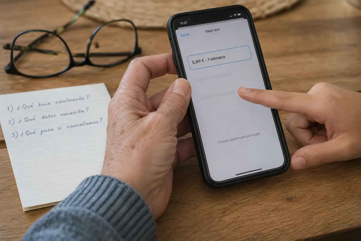 Selección de una semana por 5,99 euros con la compra gestionada por Apple