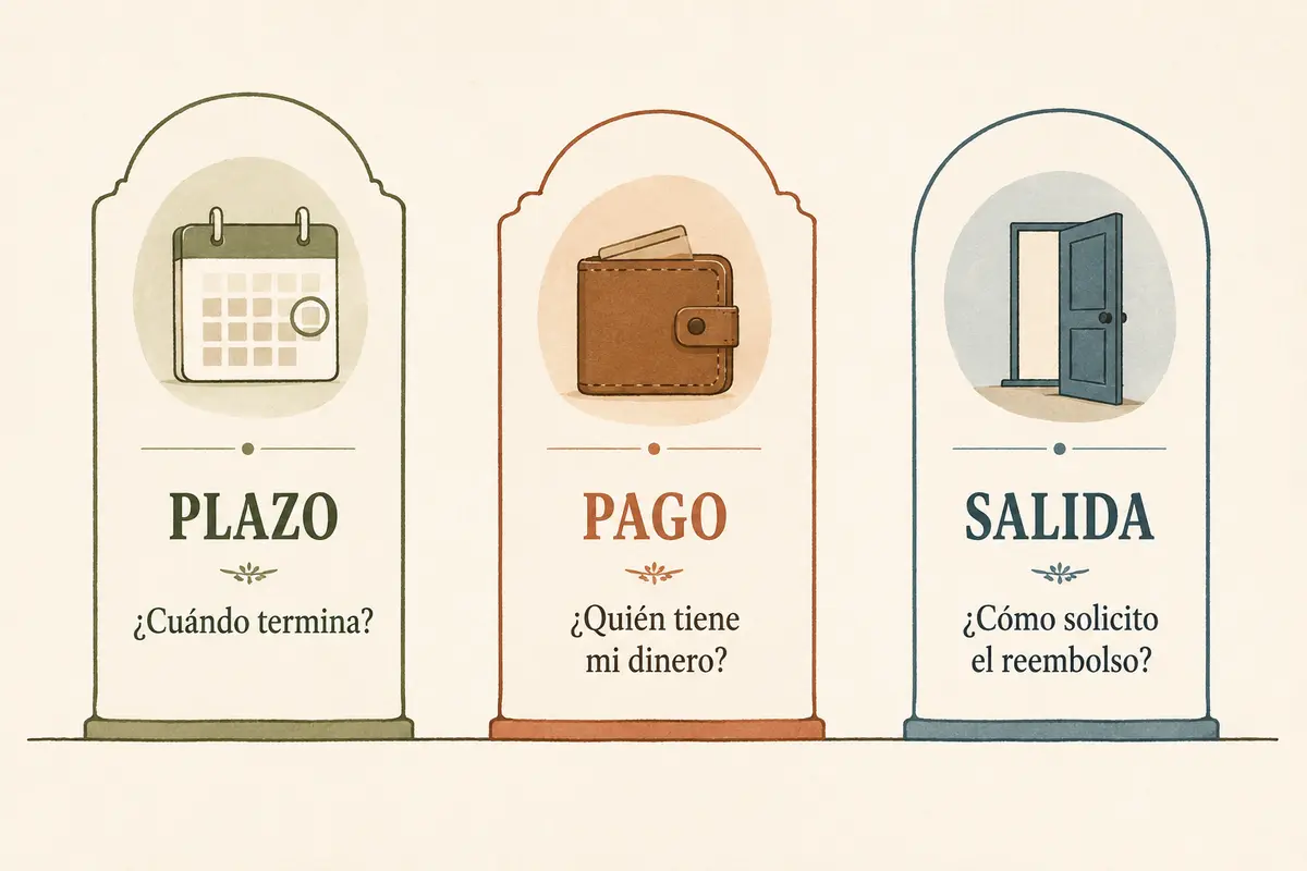 Tres preguntas para comprobar el plazo, el responsable del pago y la ruta de reembolso