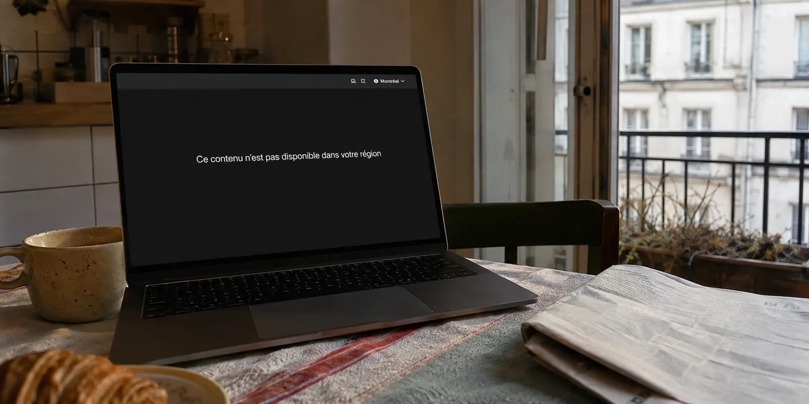 Replay français indisponible sur un ordinateur resté connecté à Montréal depuis Paris