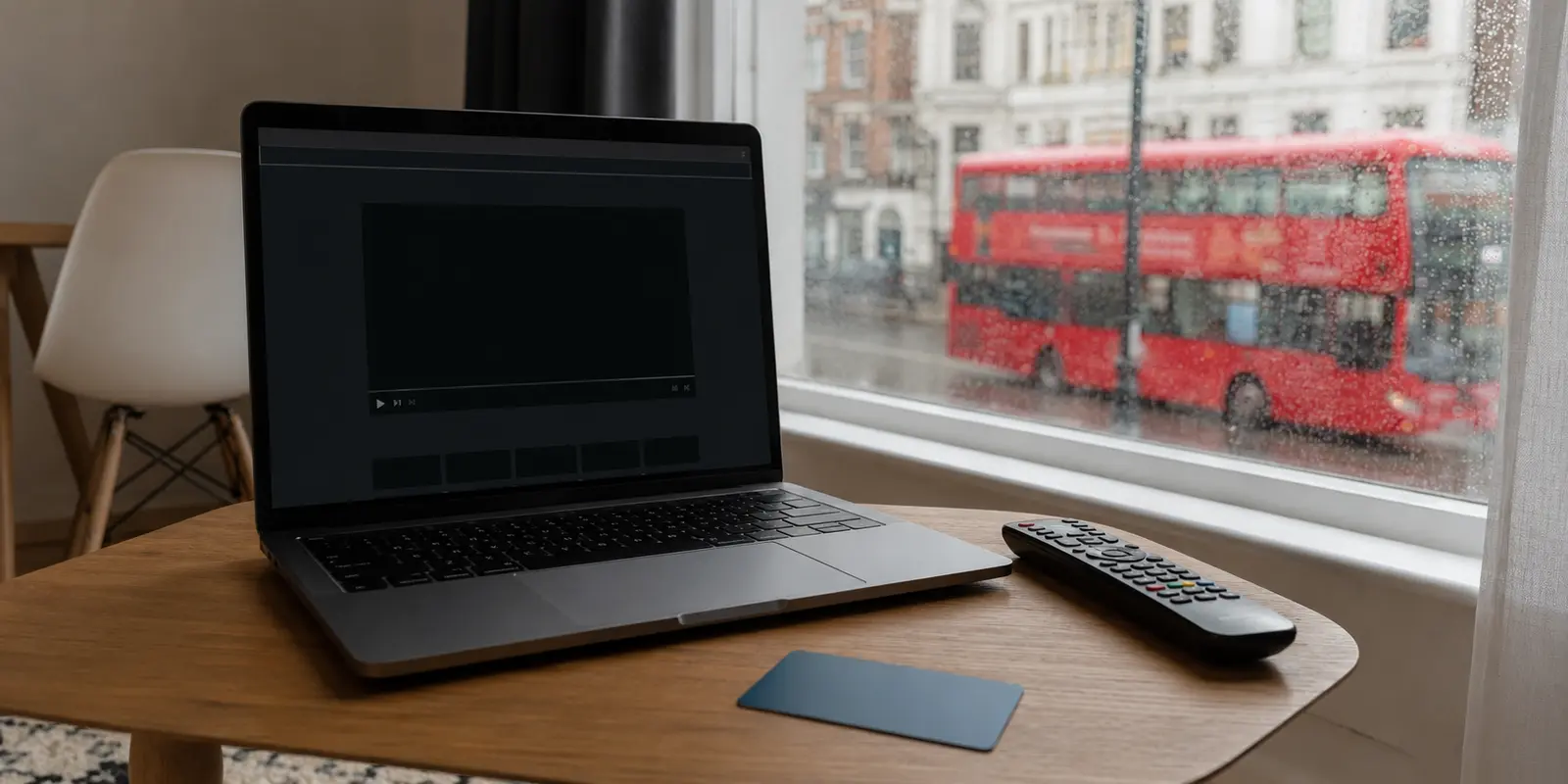Lecteur de replay indisponible sur un portable dans un appartement londonien