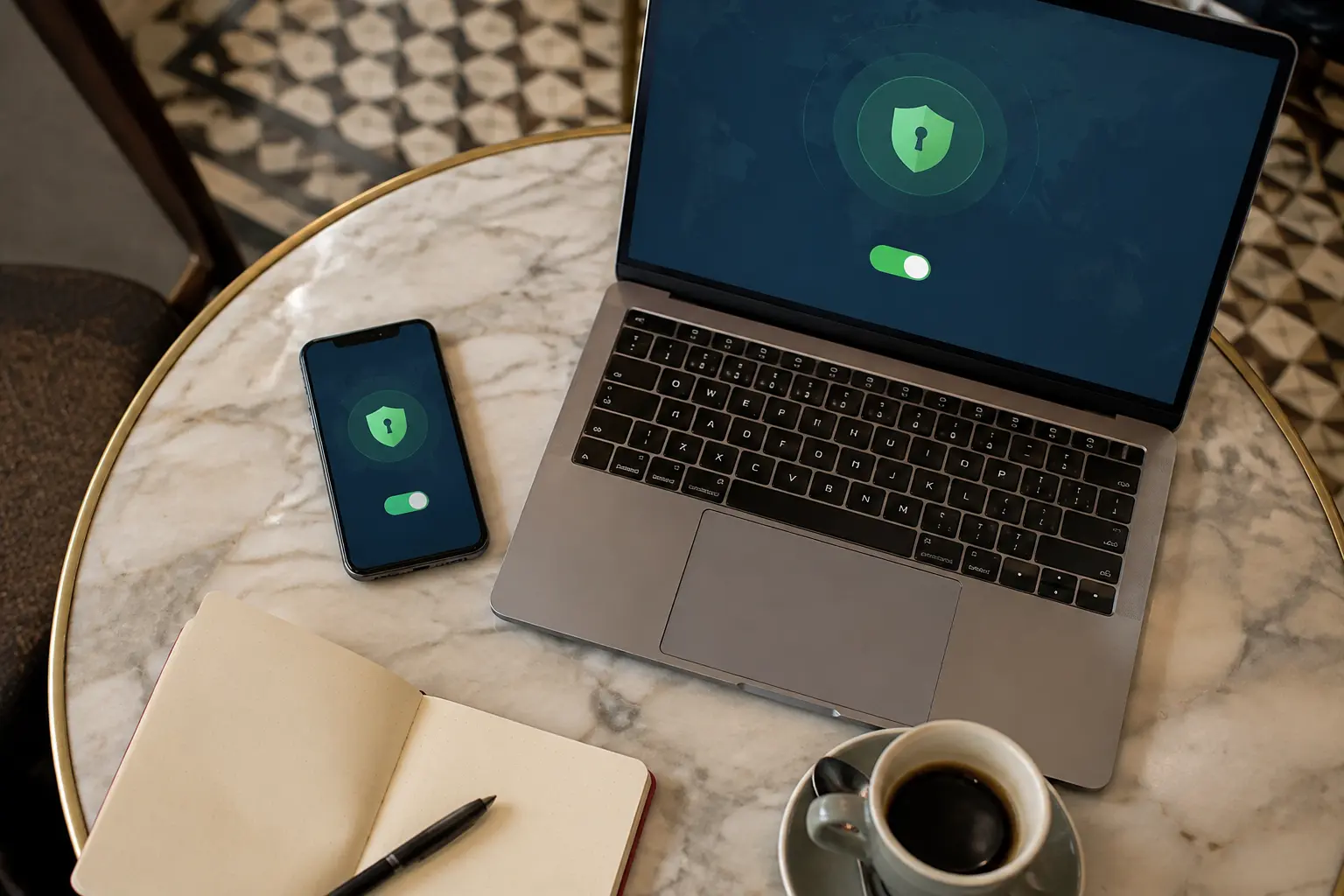 Chaque appareil doit établir sa propre connexion, même avec le même compte.