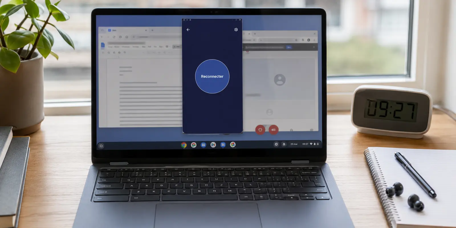 Une application VPN Android demande de se reconnecter au milieu d’un document et d’une réunion sur Chromebook
