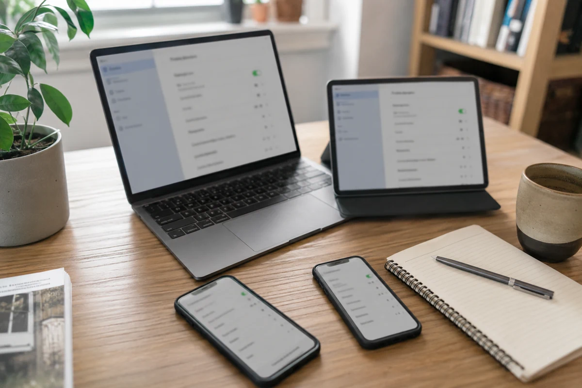 Une configuration cohérente réduit la gestion quotidienne.
