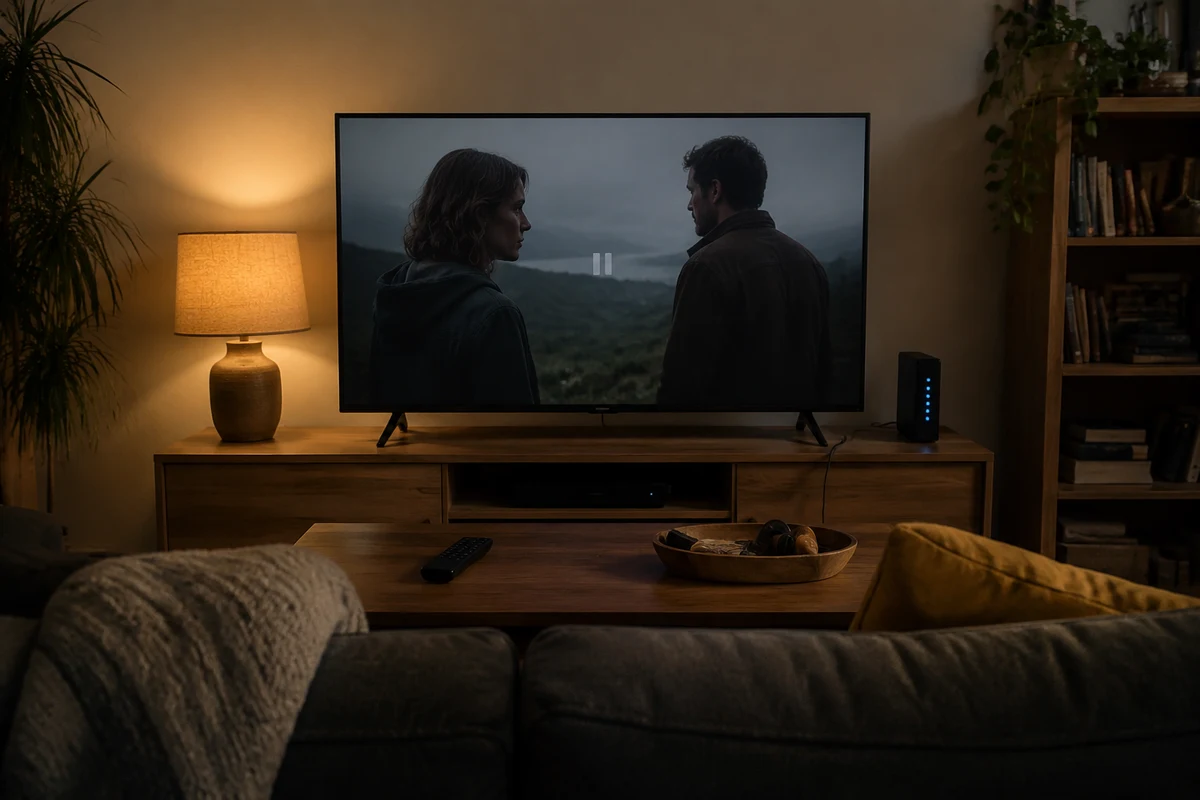 La télévision reçoit la connexion autrement que le téléphone qui la pilote.