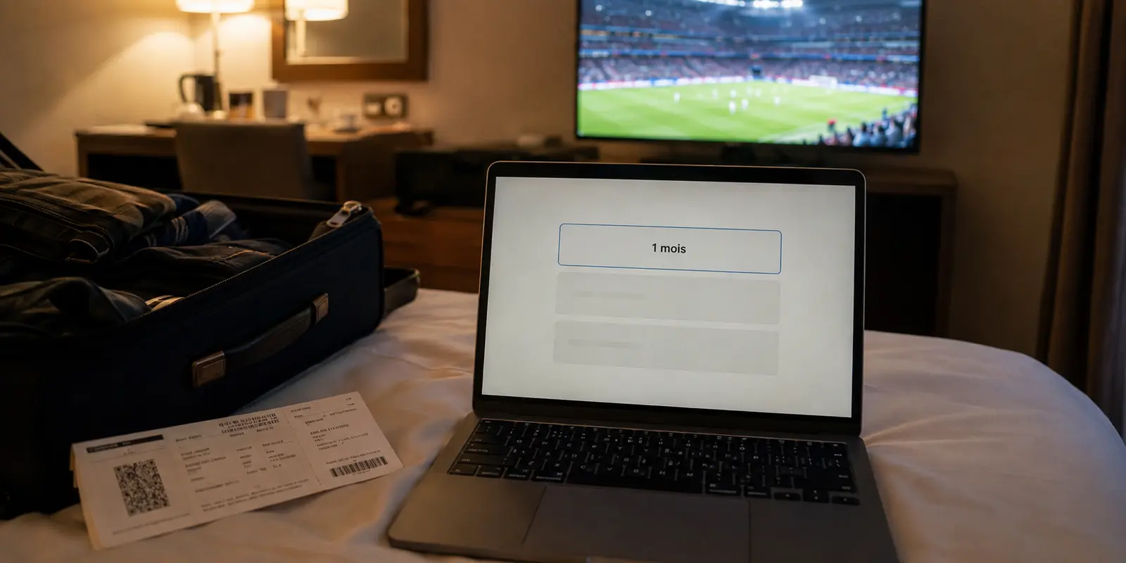 Choix d’un abonnement VPN d’un mois avant une soirée sportive en voyage