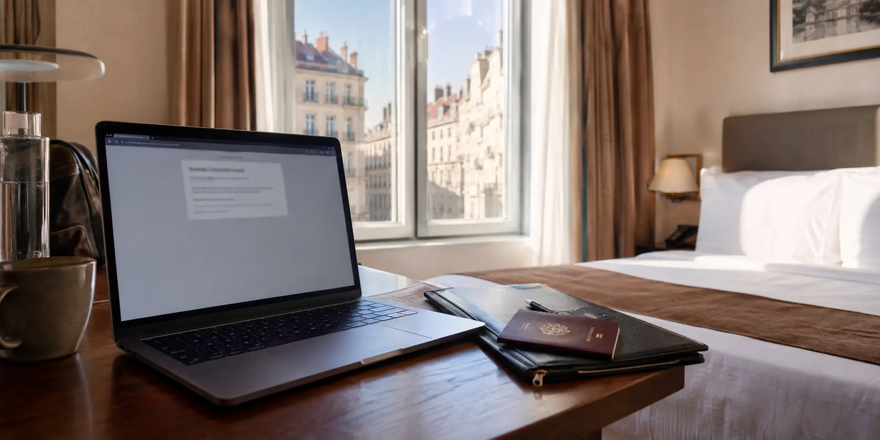 Scène éditoriale montrant un problème de connexion VPN dans un environnement réel
