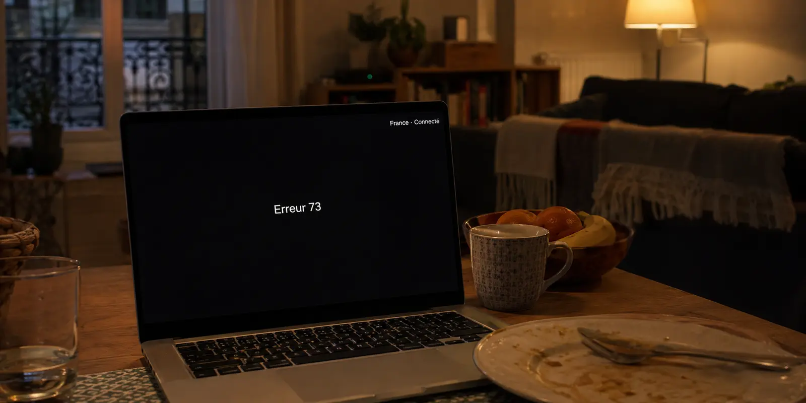 Un lecteur vidéo affiche Erreur 73 malgré une connexion VPN française active