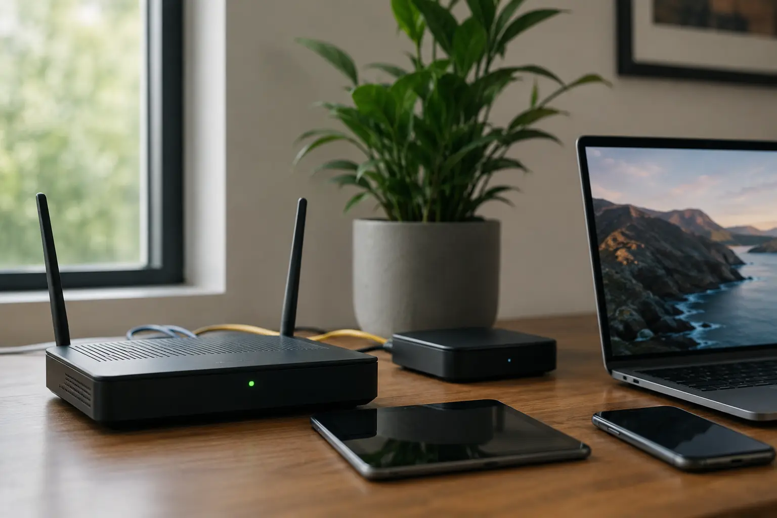 Routeur configuré avec un tunnel VPN actif