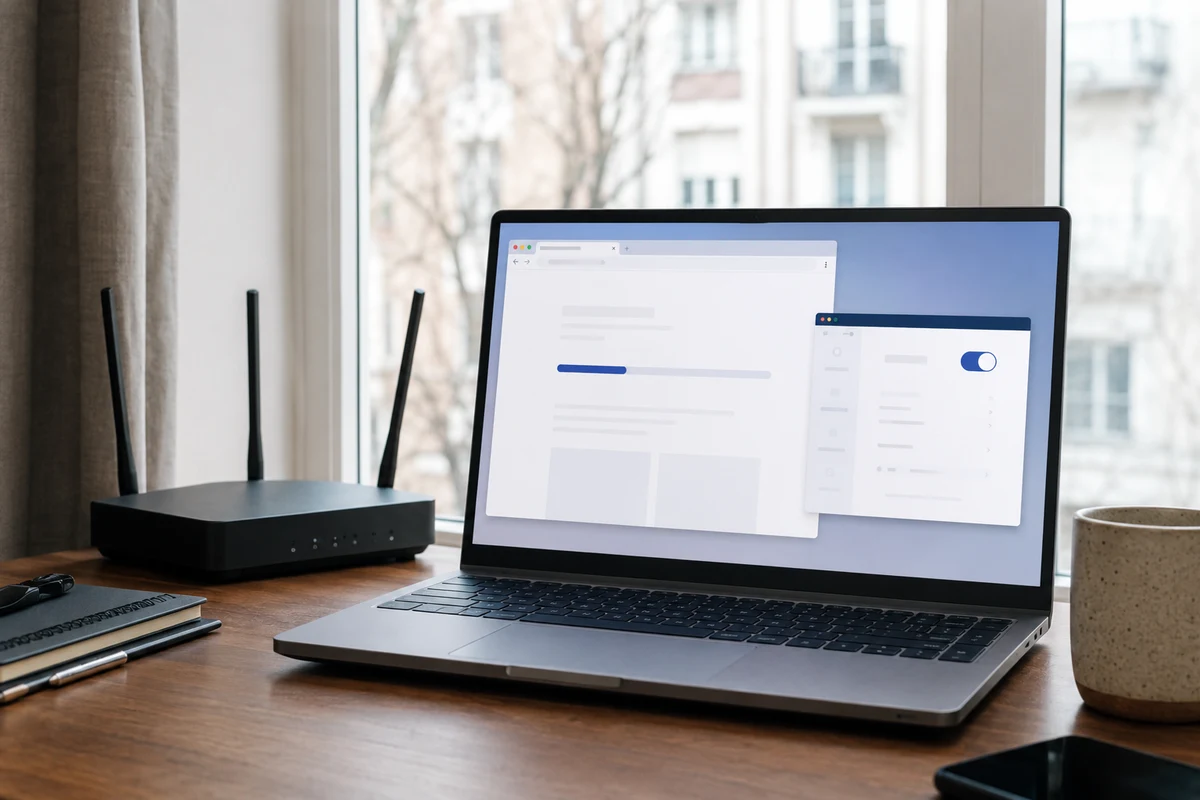 Le test DNS se lit avec le contexte du réseau local, pas isolément.