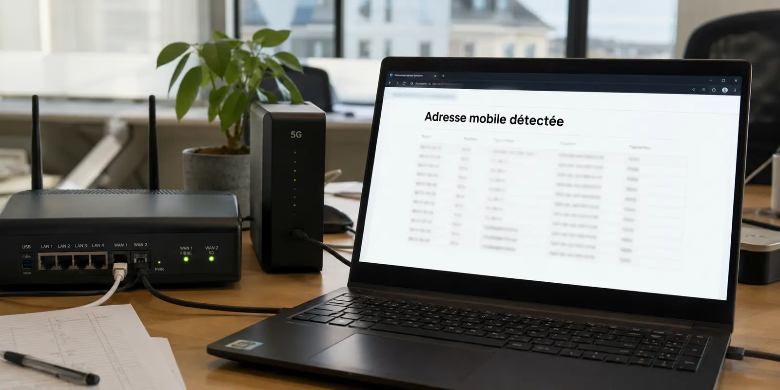 Le basculement vers la 5G révèle une adresse mobile dans le journal réseau