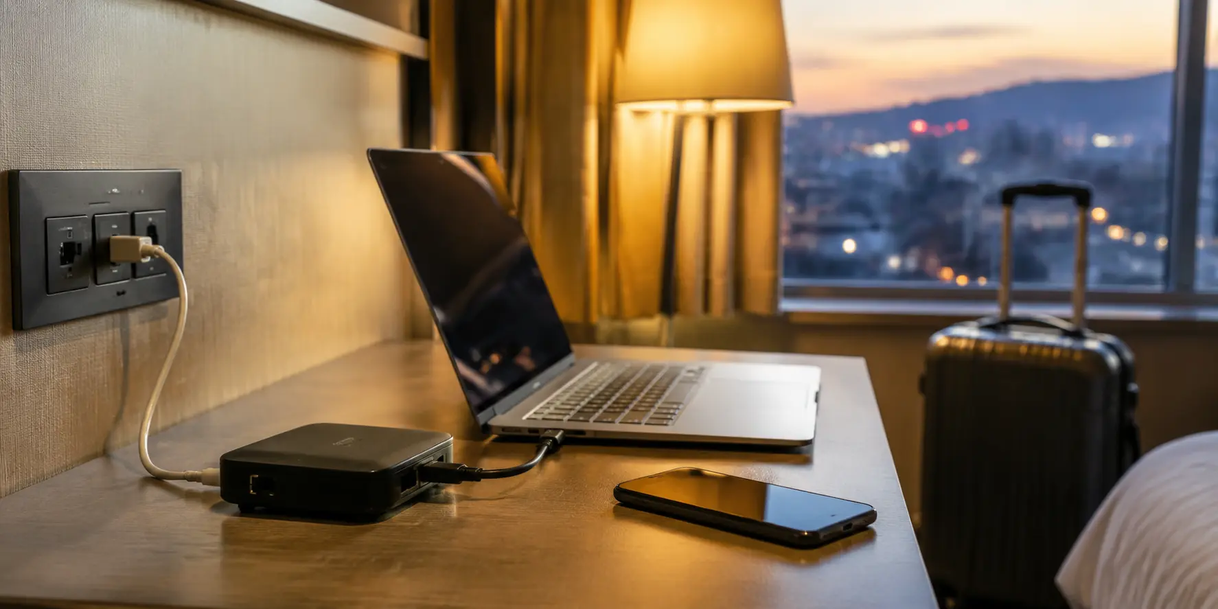 Scène éditoriale montrant un problème de connexion VPN dans un environnement réel