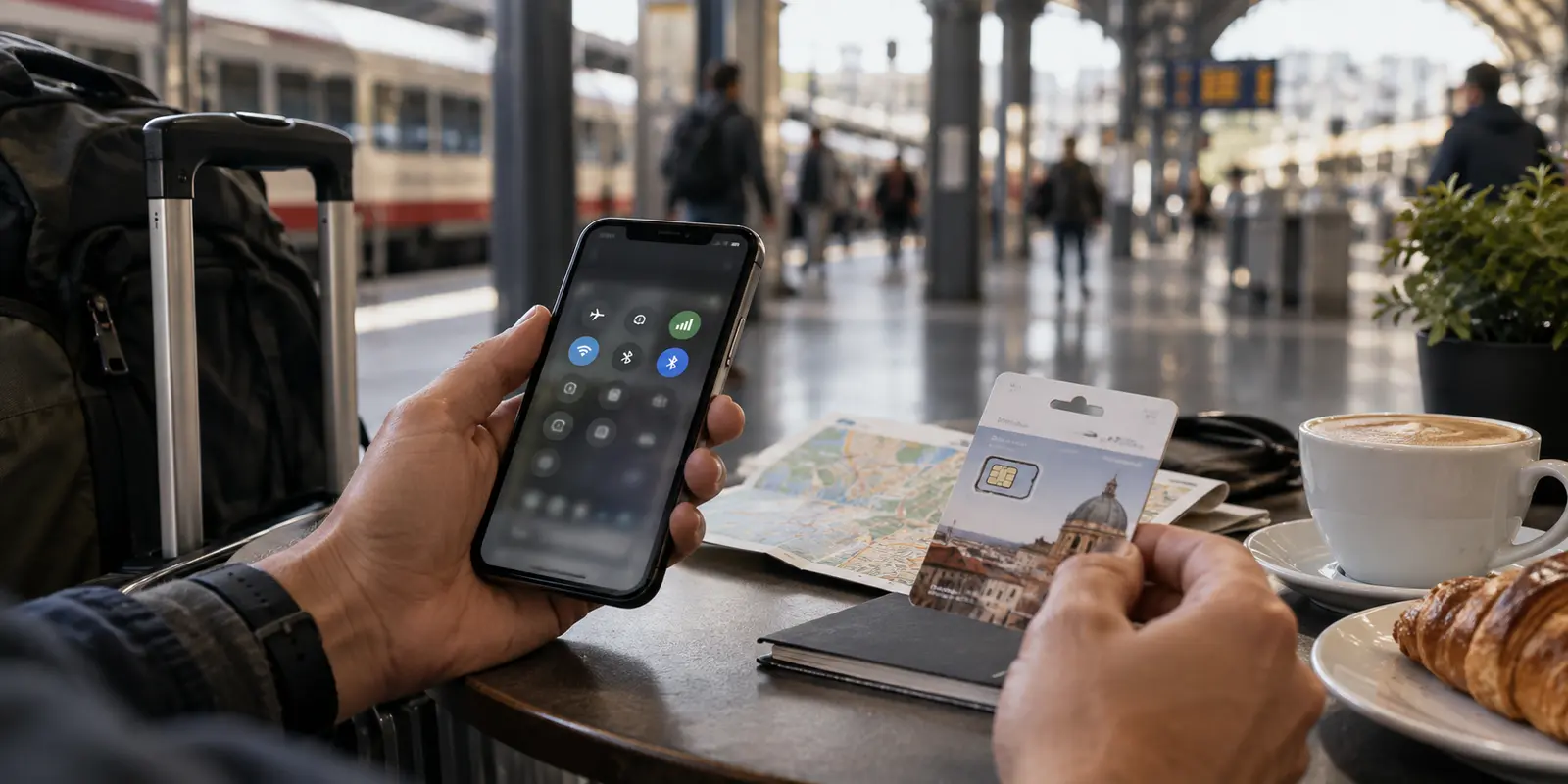 Keeping the VPN constant makes the underlying cellular route easier to compare.