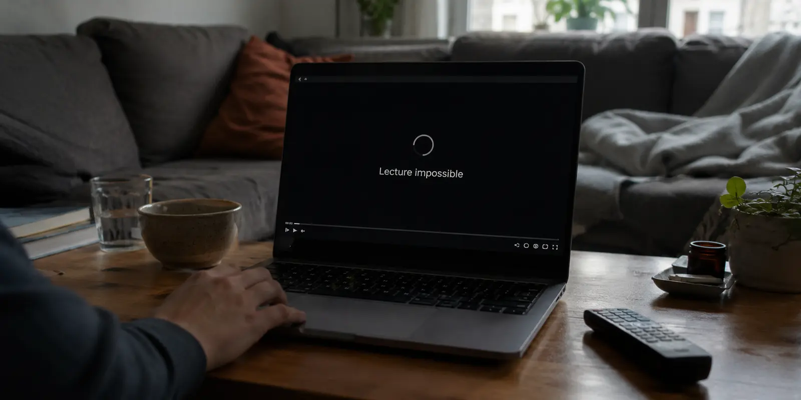 Un lecteur vidéo refuse de démarrer sur un ordinateur portable en Belgique