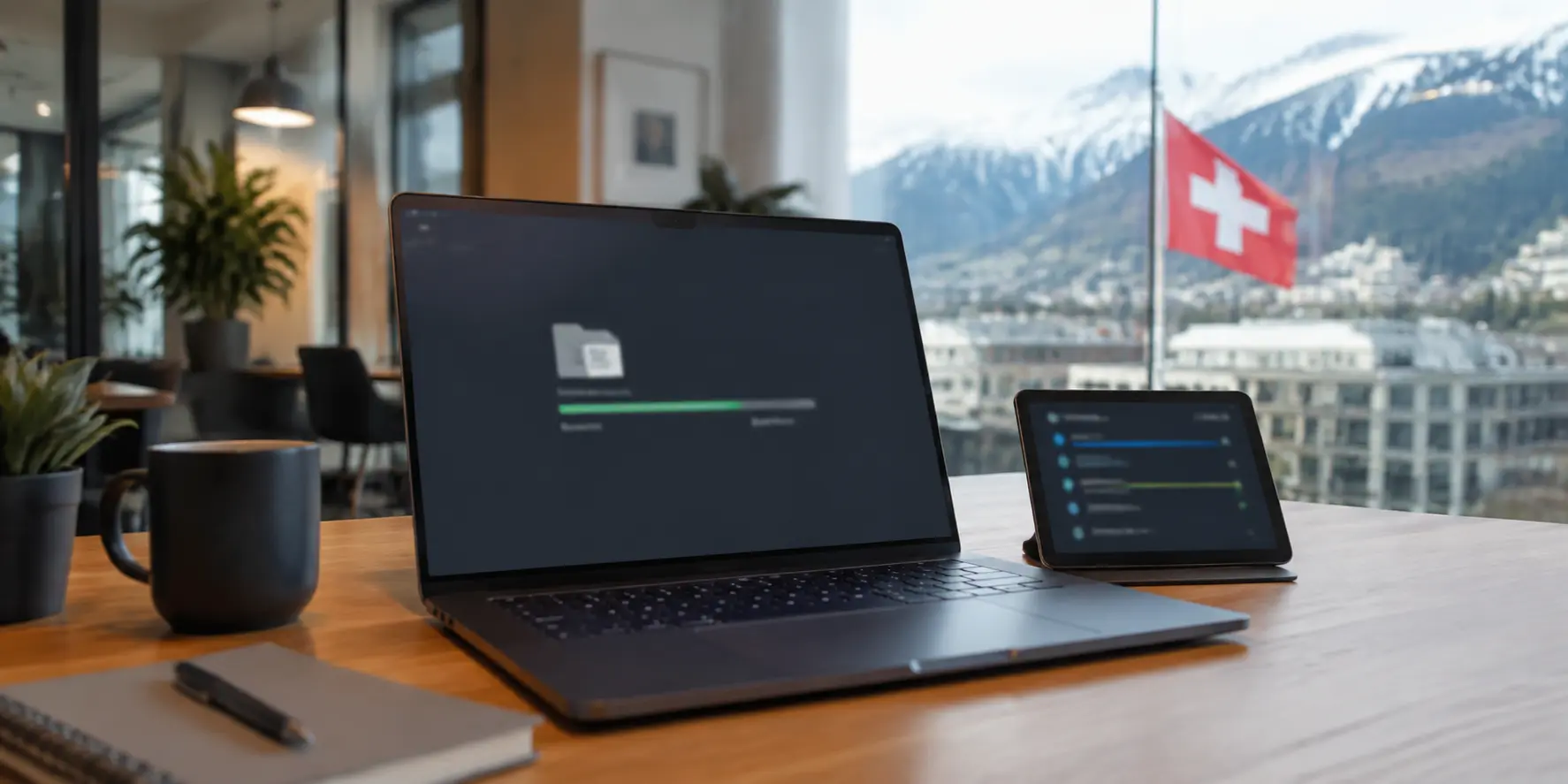 Scène éditoriale montrant un problème de connexion VPN dans un environnement réel