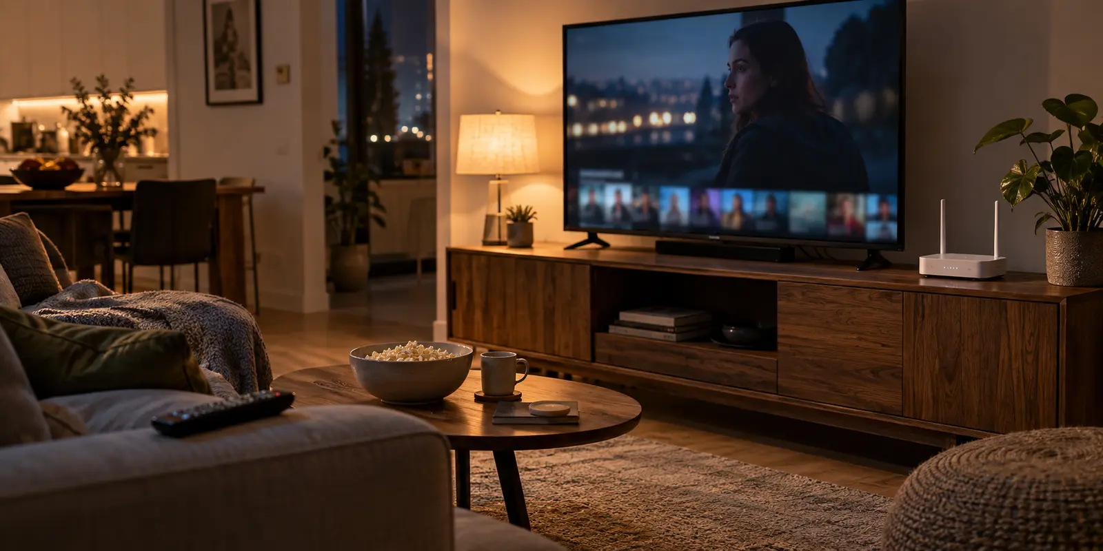 A router client connection can serve one smart TV without rerouting the whole home.